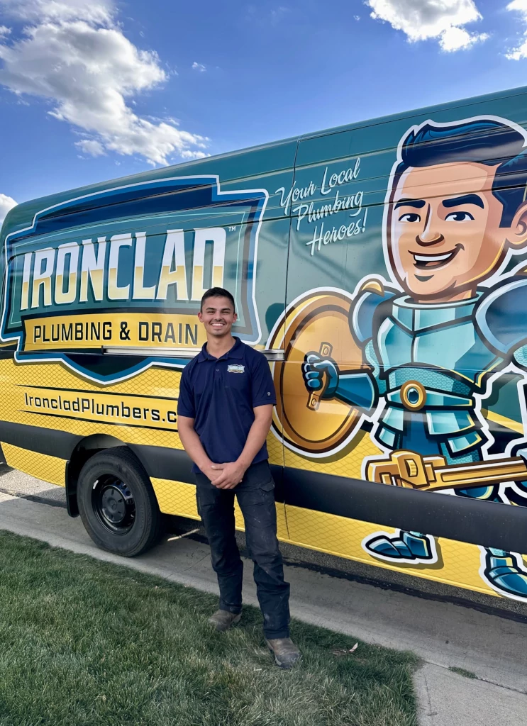 Ironclad plumber and van